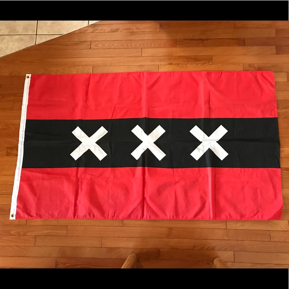 RARE XXX /Amsterdam banner/flag